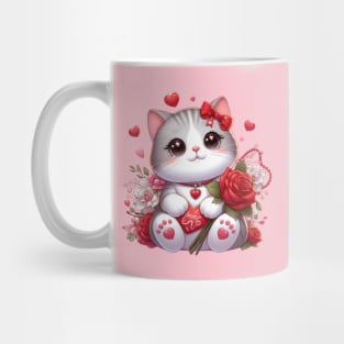 Love Paws Valentine’s Day Cat Mug